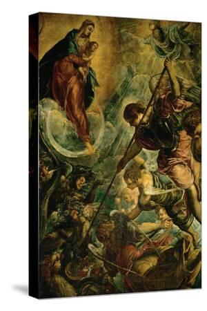 'The Archangel Michael Fights Satan, (Revelation 12, 1-9)' Giclee Print ...