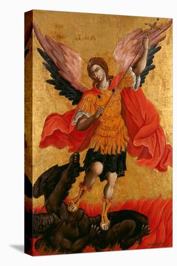 The Archangel Michael, Second Half of the 17th C-Theodore Poulakis-Premier Image Canvas