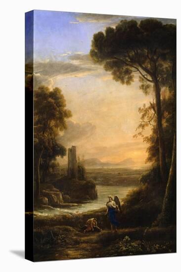 The Archangel Raphael and Tobias, 1639-1640-Claude Lorraine-Premier Image Canvas