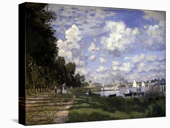 The Argenteuil Basin - by Claude Monet, 1875, Musée D'orsay-Claude Monet-Premier Image Canvas