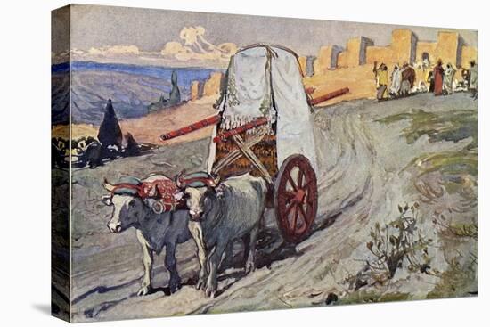 The ark sent away by J James Tissot - Bible-James Jacques Joseph Tissot-Premier Image Canvas