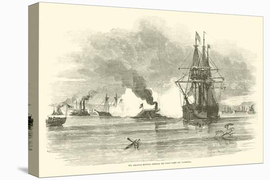The Arkansas Running Through the Union Fleet Off Vicksburg, July 1862-null-Premier Image Canvas