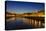 The Arno River and Ponte Vecchio at night, Florence, Tuscany, Italy-Russ Bishop-Premier Image Canvas