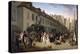 The Arrival of a Stagecoach at the Terminus, Rue Notre-Dame-Des-Victoires, Paris, 1803-Louis Leopold Boilly-Premier Image Canvas