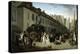 The Arrival of a Stagecoach at the Terminus, Rue Notre-Dame-Des-Victoires, Paris, 1803-Louis Leopold Boilly-Premier Image Canvas