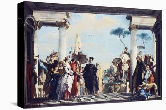 The Arrival of Henri Iii at the Villa Contarini. Before 1750-Giambattista Tiepolo-Premier Image Canvas