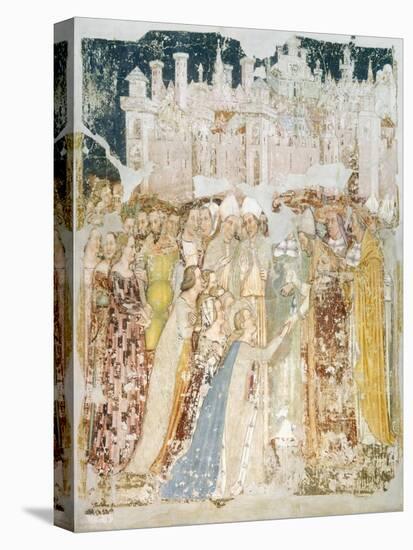 The Arrival of St Ursula in Rome, Detail from the Fresco Legend of St Ursula, 1360-1366-Tommaso Da Modena Tommaso Da Modena-Premier Image Canvas