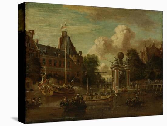 The Arrival of the Embassy of Muscovy in Amsterdam on August 1697-Abraham Storck-Premier Image Canvas