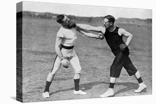 The Art of Boxing, the Right under the Chin, Aldershot, Hampshire, 1896-Gregory & Co-Premier Image Canvas