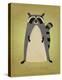 The Artful Raccoon-John Golden-Stretched Canvas