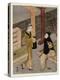 The Artist and O-Sen, Ca. 1769 (Woodblock Print)-Suzuki Harunobu-Premier Image Canvas