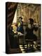 The Artist in His Studio by Jan Vermeer-null-Premier Image Canvas
