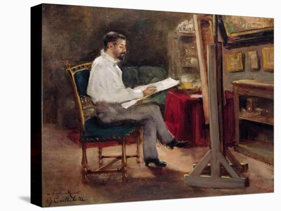 The Artist Morot in His Studio, c.1874-Gustave Caillebotte-Premier Image Canvas