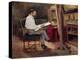 The Artist Morot in His Studio, c.1874-Gustave Caillebotte-Premier Image Canvas