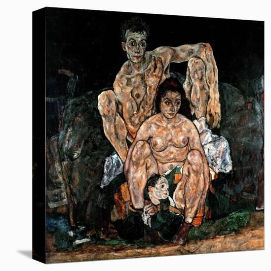 The Artist's Family-Egon Schiele-Premier Image Canvas