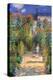 The Artist's Garden at Vetheuil-Claude Monet-Stretched Canvas