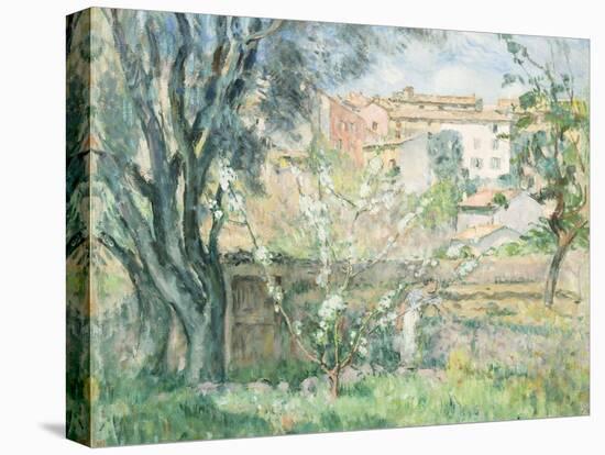 The Artist's Garden in Cannet, Le Jardin de L'Artiste au Cannet, 1931-Henri Lebasque-Premier Image Canvas