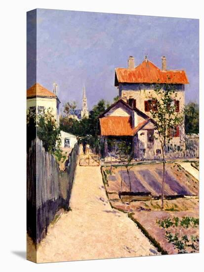 The Artist's House at Yerres, c.1882-Gustave Caillebotte-Premier Image Canvas