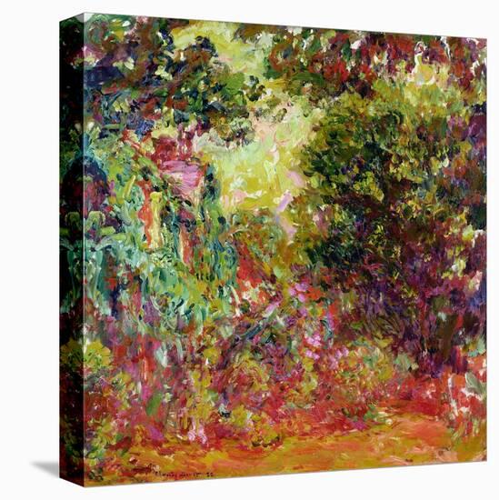 The Artist's House from the Rose Garden, 1922-24-Claude Monet-Premier Image Canvas