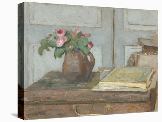 The Artist's Paint Box and Moss Roses, 1898-Edouard Vuillard-Premier Image Canvas