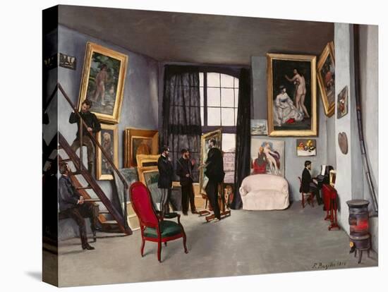 The Artist's Studio-Frederic Bazille-Premier Image Canvas