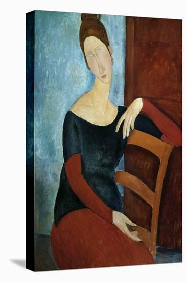 The Artist's Wife (Jeanne Huberterne) 1918-Amedeo Modigliani-Premier Image Canvas