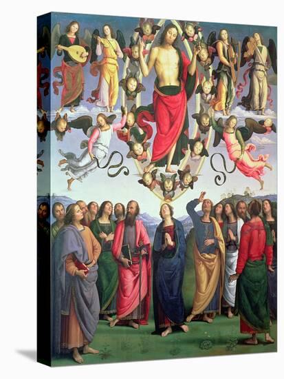 The Ascension of Christ, 1495-98 (Oil on Panel)-Pietro Perugino-Premier Image Canvas