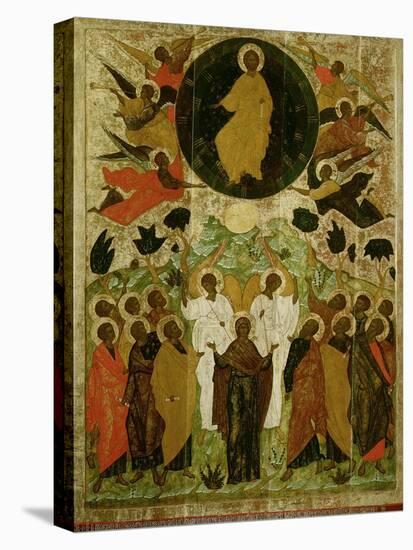 The Ascension of Our Lord, Russian Icon from the Malo-Kirillov Monastery, Novgorod School, 1543-null-Premier Image Canvas