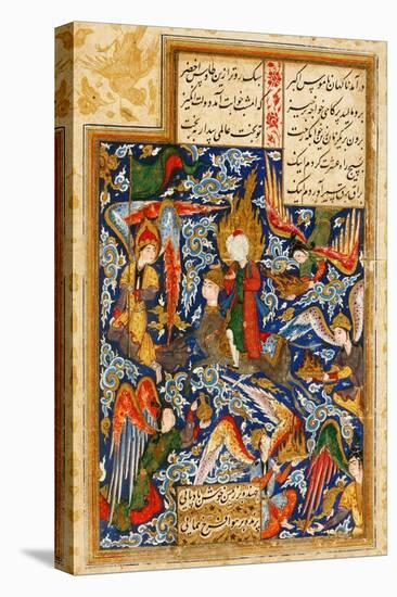 The Ascent of Prophet Muhammad into the Heaven, C. 1580-null-Premier Image Canvas