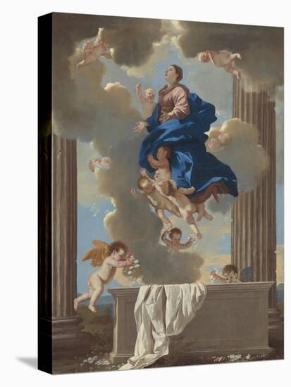 The Assumption of the Virgin, c.1630-32-Nicolas Poussin-Premier Image Canvas