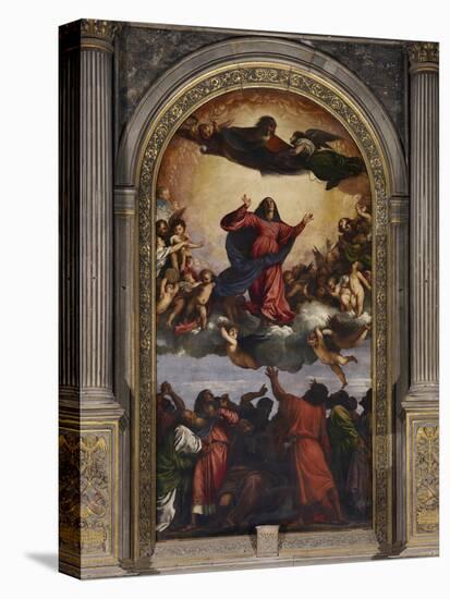 ?The Assumption of the Virgin-Titian (Tiziano Vecelli)-Premier Image Canvas