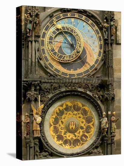 The Astronomical Clock, Prague, Czech Republic-Russell Young-Premier Image Canvas