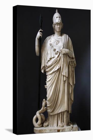 The Athena Giustiniani. Roman Copy of a Greek Statue of Pallas Athena. 2nd Century-null-Premier Image Canvas