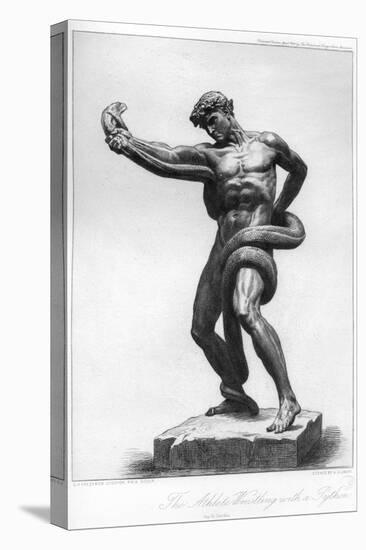 The Athlete Wrestling with a Python, C1880-1882-A Gilbert-Premier Image Canvas