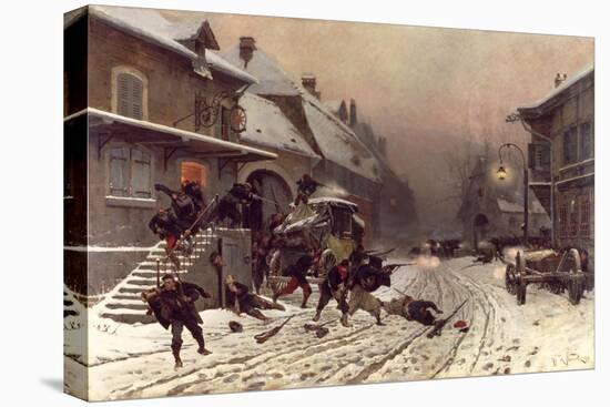 The Attack at Dawn, 1877-Alphonse Marie de Neuville-Premier Image Canvas