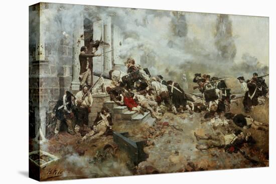 The Attack Upon the Chew House-Howard Pyle-Premier Image Canvas