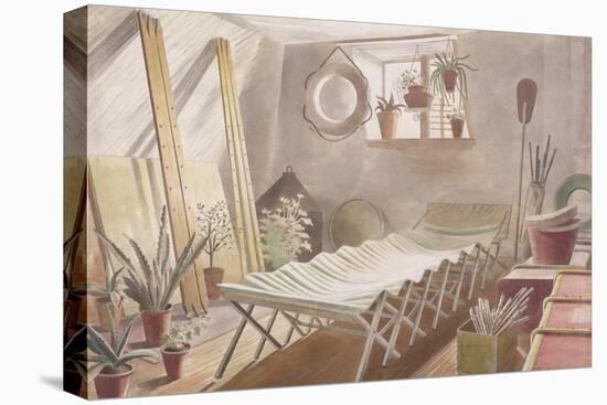 The Attic Bedroom, Brick House, Great Bardfield-Eric Ravilious-Premier Image Canvas