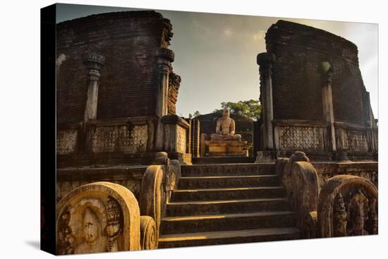 The Audience Hall in the Ancient City in Polonnaruwa-Alex Saberi-Premier Image Canvas