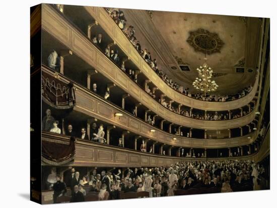 The Auditorium of the Old Castle Theatre, 1888-Gustav Klimt-Premier Image Canvas