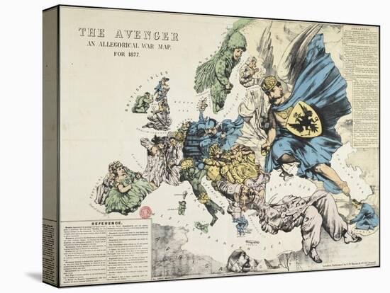 The Avenger: An Allegorical War Map for 1877, London-Frederick W Rose-Premier Image Canvas