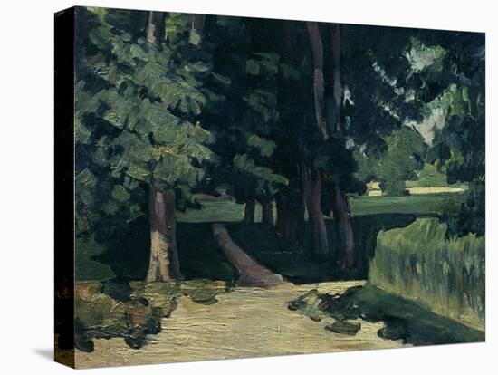 The Avenue at the Jas De Bouffan-Paul Cézanne-Premier Image Canvas