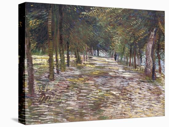 The Avenue at the Park of Voyer-D'Argenson at Asnieres, 1887-Vincent van Gogh-Premier Image Canvas