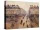 The Avenue De L'Opera, Paris, 1880-Camille Pissarro-Stretched Canvas