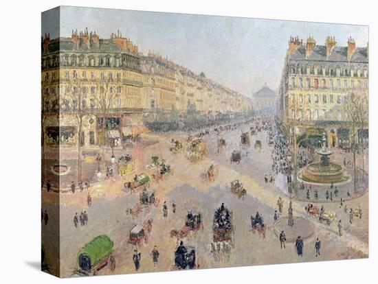 The Avenue De L'Opera, Paris, circa 1880-Camille Pissarro-Premier Image Canvas