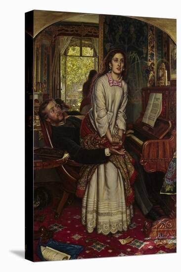 The Awakening Conscience, 1858-William Holman Hunt-Stretched Canvas