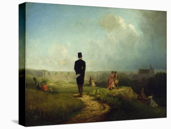 The Bachelor-Carl Spitzweg-Premier Image Canvas