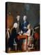 The Backgammon Play-Jean Francois Garneray-Premier Image Canvas