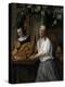 The Baker Arent Oostwaard and his Wife Catherina Keizerswaard. 1658-Jan Steen-Premier Image Canvas