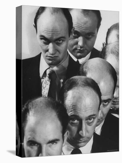 The Bald Heads of Relatively Young Men-Grey Villet-Premier Image Canvas