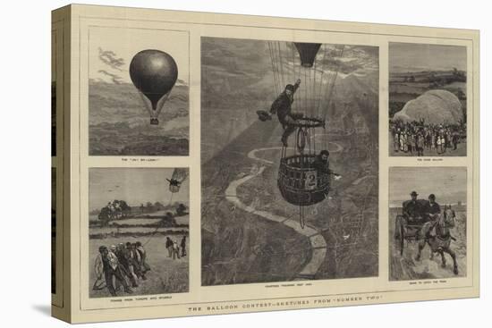The Balloon Contest, Sketches from Number Two-William Lionel Wyllie-Premier Image Canvas